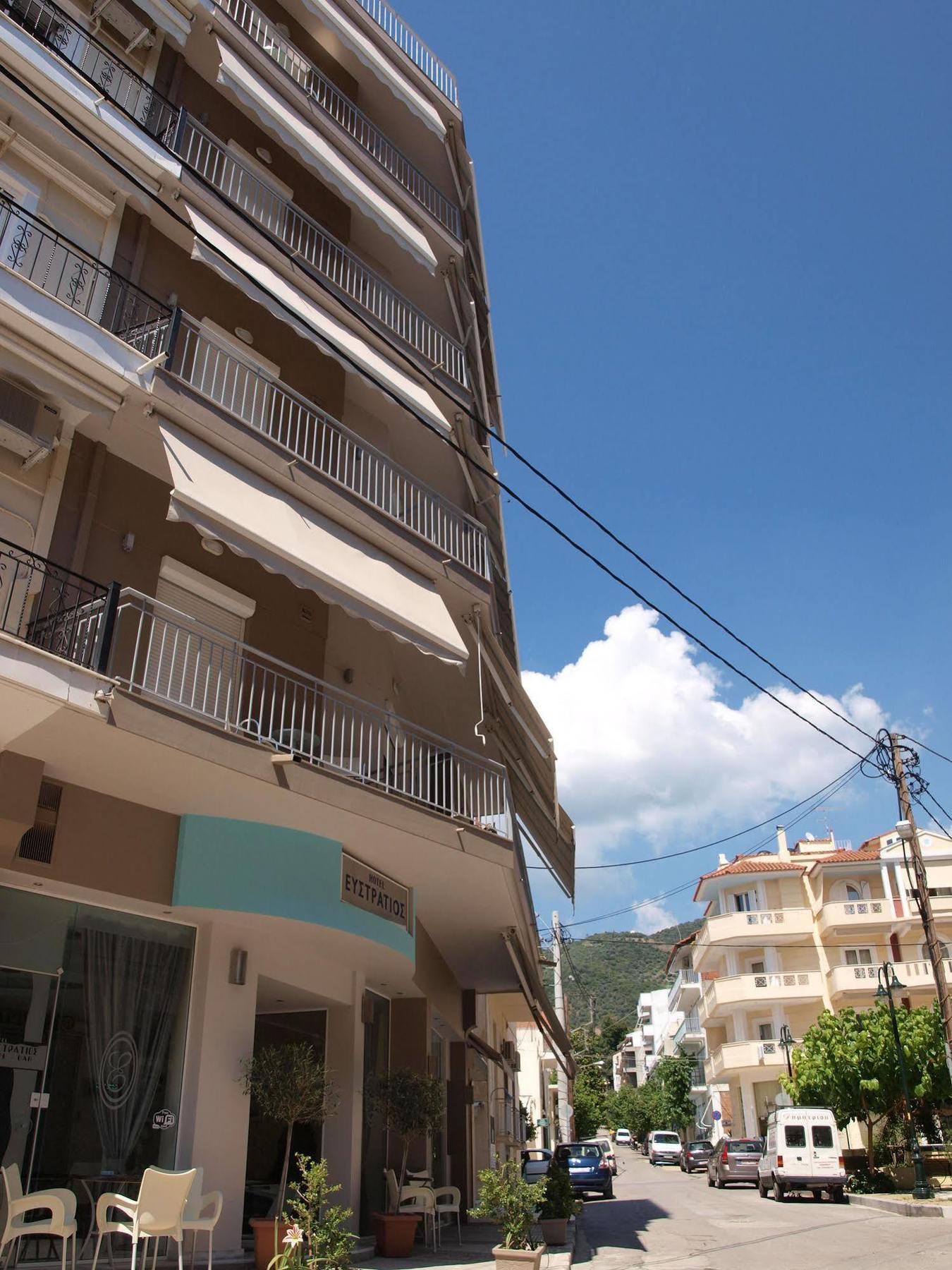 Efstratios Hotel Loutra Edipsou  Exterior foto